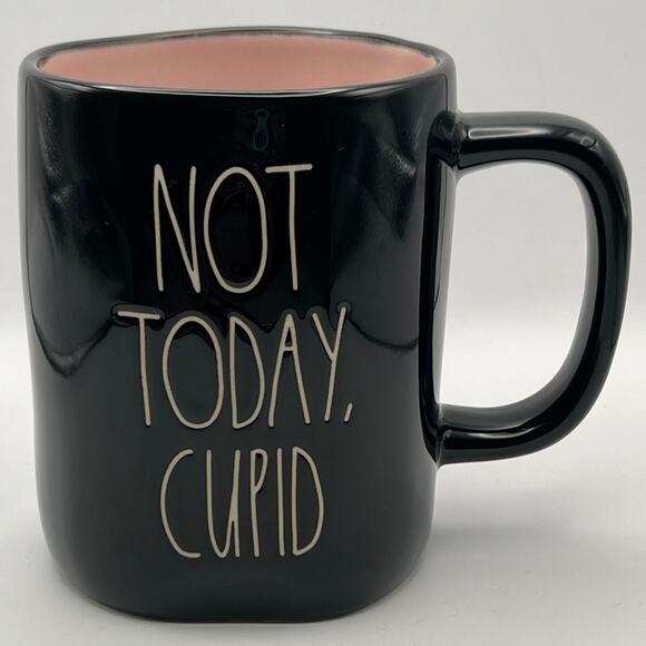 Rae Dunn NOT TODAY CUPID Mug Black Pink Large Letter Ceramic Novelty
Anti-Love - Picture 1 of 7